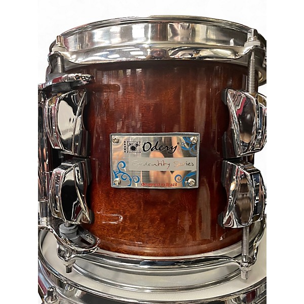 Used Odery 6 Piece Eyedentity Sapelle Sapelle Burst Drum Kit