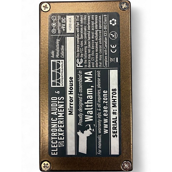 Used Electronic Audio Experiments MIRROR HOUSE Effect Pedal