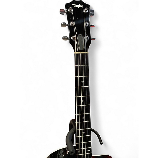 Used Taylor 214CE Deluxe Black Acoustic Electric Guitar