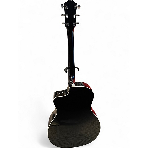 Used Taylor 214CE Deluxe Black Acoustic Electric Guitar