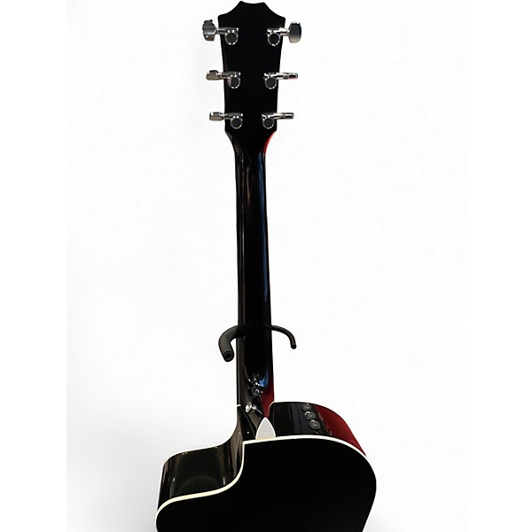 Used Taylor 214CE Deluxe Black Acoustic Electric Guitar