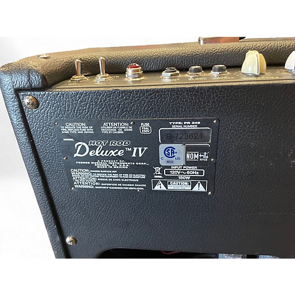 Used Fender Hot Rod Deluxe IV 40W 1x12 Tube Guitar Combo Amp