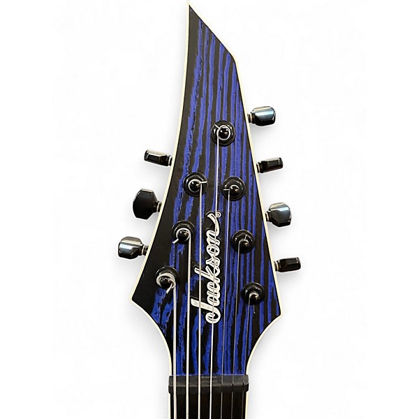 Used Jackson PRO SERIES DK HT7 BLUE SANDBLAST Solid Body Electric Guitar