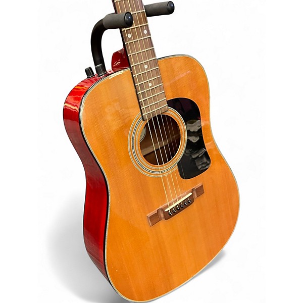 Used Washburn D-10 Natural Acoustic Electric Guitar