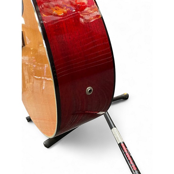 Used Washburn D-10 Natural Acoustic Electric Guitar