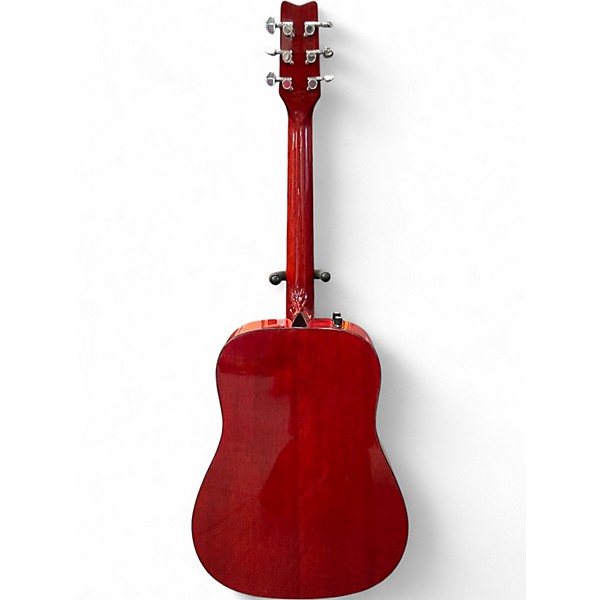 Used Washburn D-10 Natural Acoustic Electric Guitar