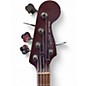 Used Squier Contemporary Active Jazz Bass HH V mocha Electric Bass Guitar