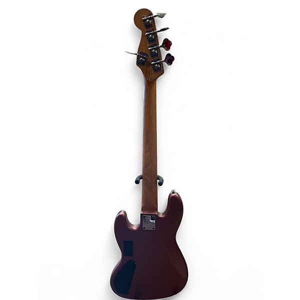 Used Squier Contemporary Active Jazz Bass HH V mocha Electric Bass Guitar