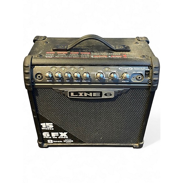 Used Line 6 Spider III 15 1X8 15W Guitar Combo Amp