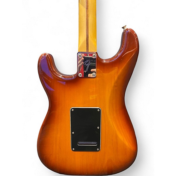 Used Fender Player Stratocaster Plus Top Tobacco Sunburst Solid Body Electric Guitar