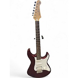 Used Yamaha PAC012 Chrome Red Solid Body Electric Guitar