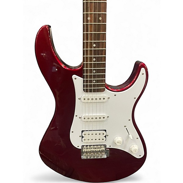 Used Yamaha PAC012 Chrome Red Solid Body Electric Guitar