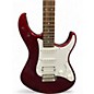 Used Yamaha PAC012 Chrome Red Solid Body Electric Guitar
