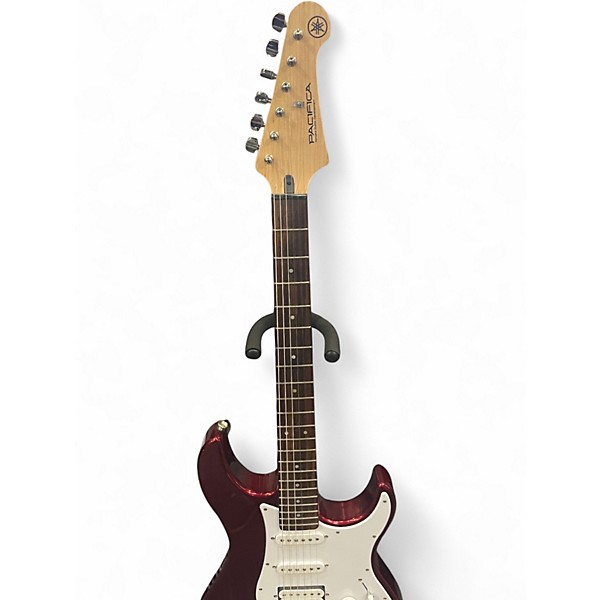 Used Yamaha PAC012 Chrome Red Solid Body Electric Guitar