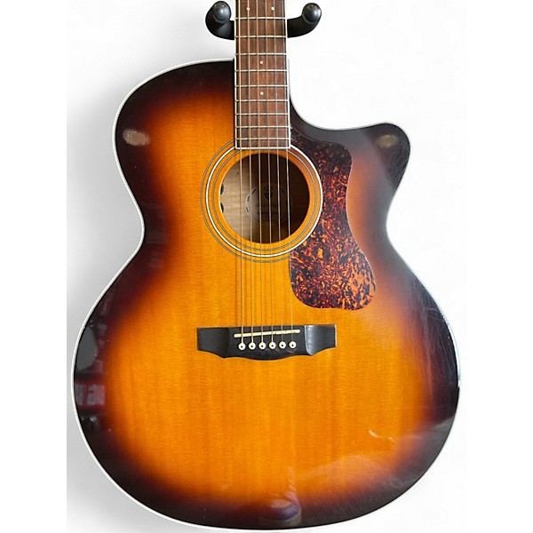 Used Guild F-250CE Antique Burst Acoustic Guitar