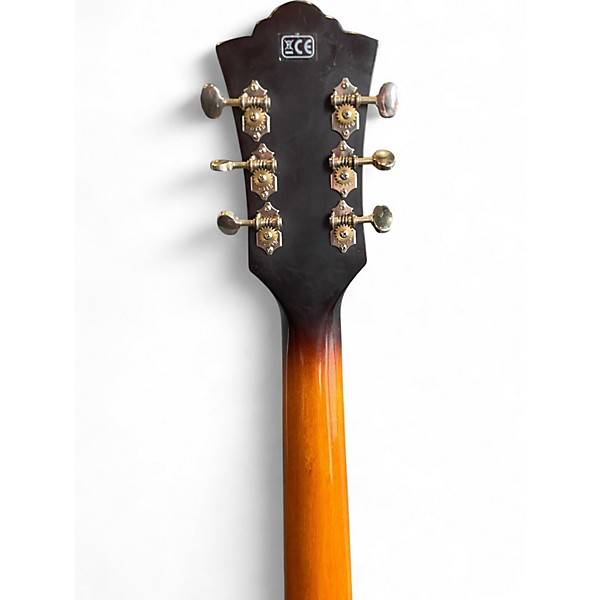 Used Guild F-250CE Antique Burst Acoustic Guitar