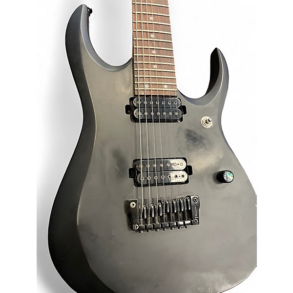 Used Ibanez RG7421-WNF Standard with Jatoba Fretboard Black Solid Body Electric Guitar