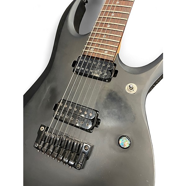Used Ibanez RG7421-WNF Standard with Jatoba Fretboard Black Solid Body Electric Guitar