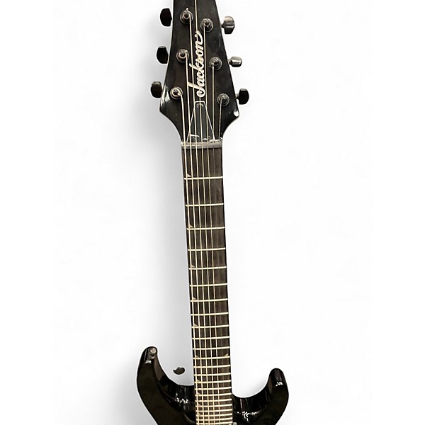 Used Jackson JS22-7 Dinky 7 String Black Solid Body Electric Guitar