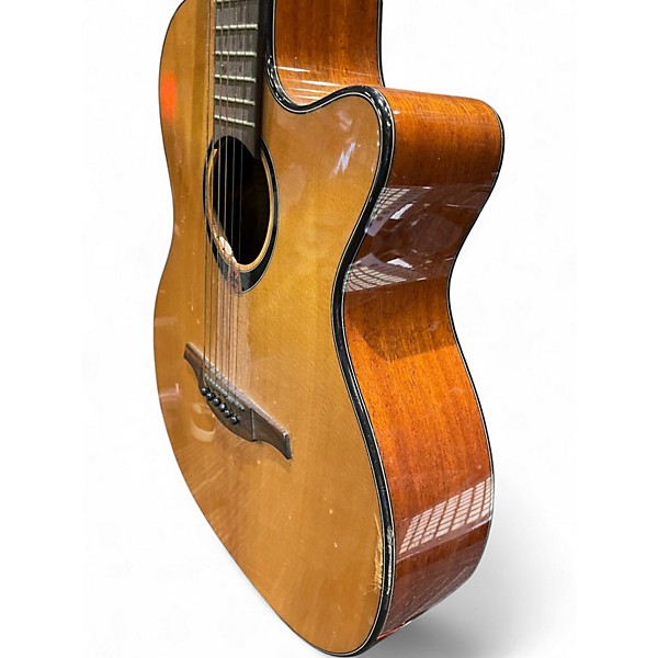 Used Lag Guitars T80ACE Natural Acoustic Electric Guitar