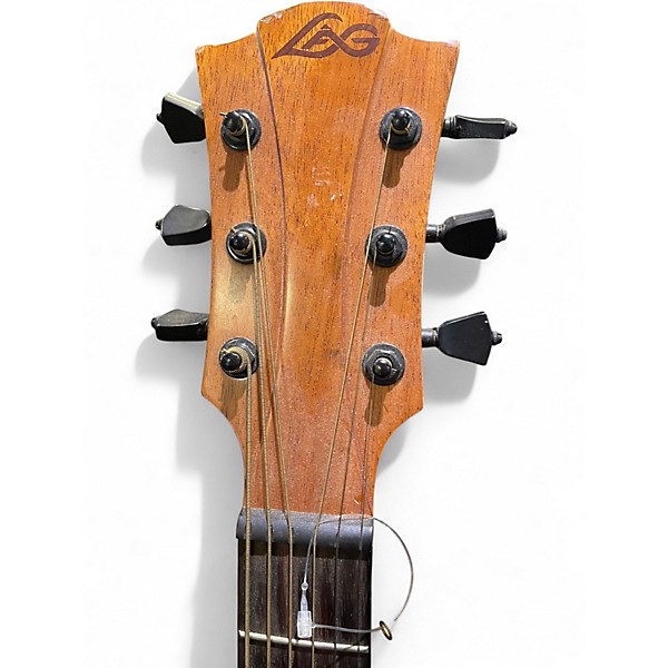 Used Lag Guitars T80ACE Natural Acoustic Electric Guitar