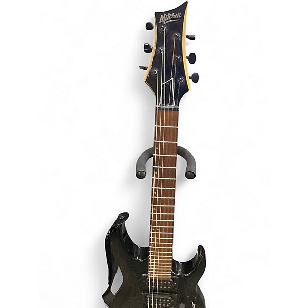 Used Mitchell MM100 Mini Black Solid Body Electric Guitar