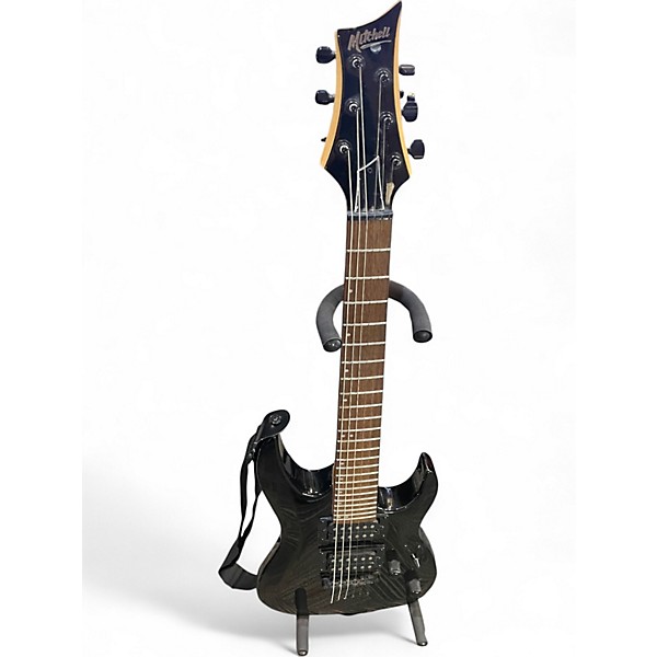 Used Mitchell MM100 Mini Black Solid Body Electric Guitar