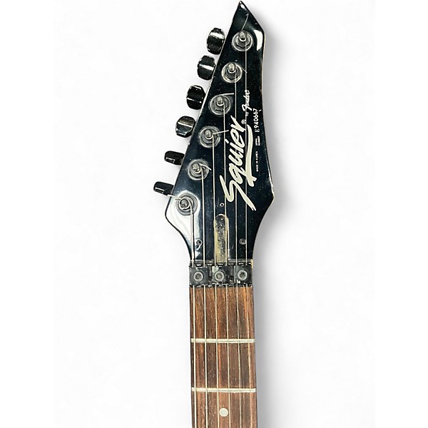 Used Squier HM Strat Red Solid Body Electric Guitar