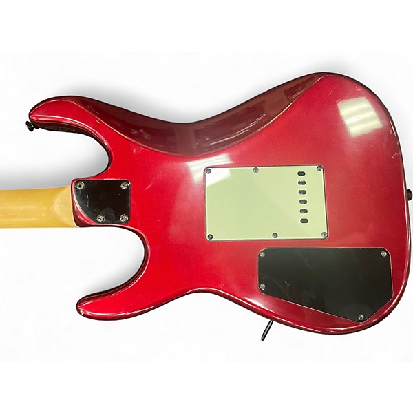 Used Squier HM Strat Red Solid Body Electric Guitar