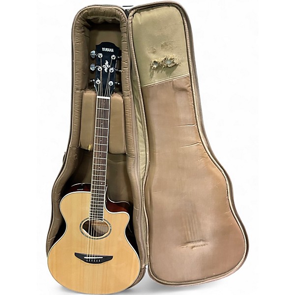 Used Yamaha APX600 Natural Acoustic Electric Guitar