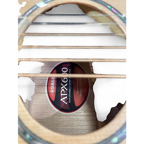 Used Yamaha APX600 Natural Acoustic Electric Guitar