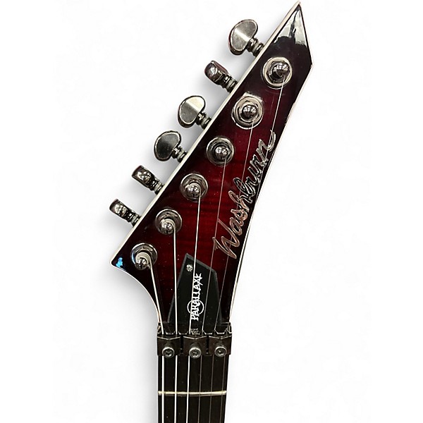 Used Washburn parallaxe Dark Cherry Burst Solid Body Electric Guitar