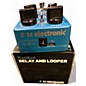 Used Tc Electronic FLASHBACK DELAY LOOPER Effect Pedal