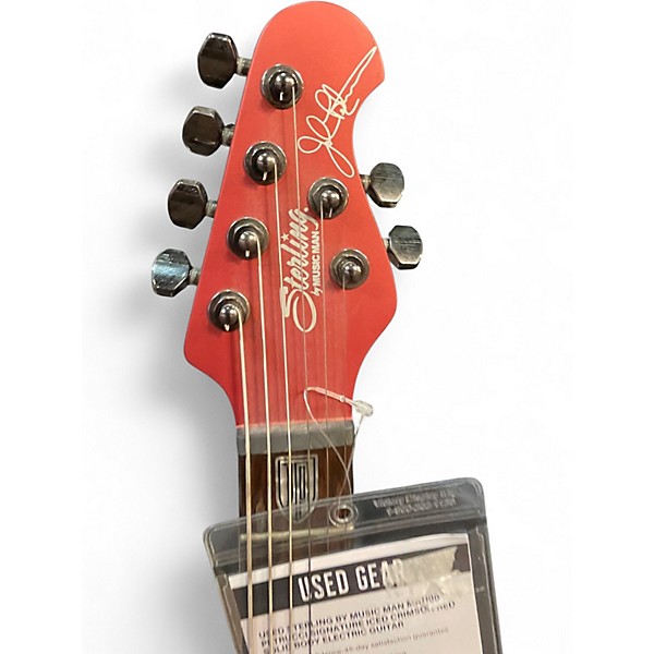 Used Sterling by Music Man MAJ100 JOHN PETRUCCI SIGNATURE ICED CRIMSON RED Solid Body Electric Guitar