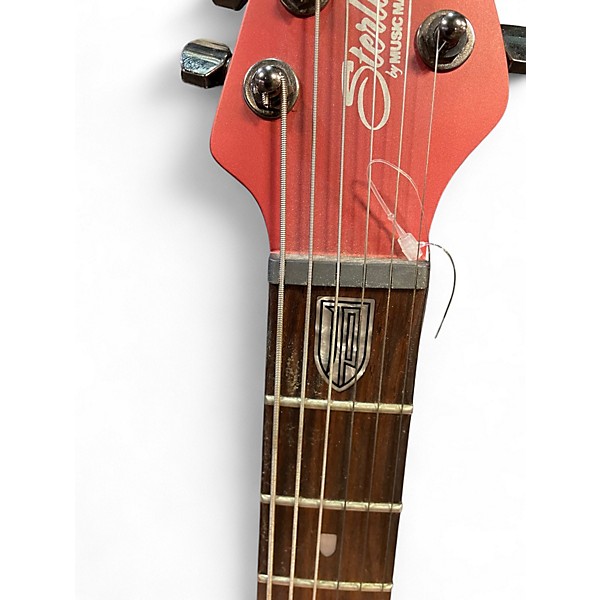 Used Sterling by Music Man MAJ100 JOHN PETRUCCI SIGNATURE ICED CRIMSON RED Solid Body Electric Guitar