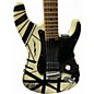 Used EVH 78 ERUPTION STRIPED WHITE Solid Body Electric Guitar