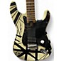 Used EVH 78 ERUPTION STRIPED WHITE Solid Body Electric Guitar