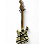 Used EVH 78 ERUPTION STRIPED WHITE Solid Body Electric Guitar