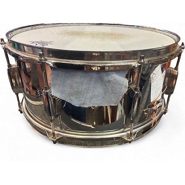 Used Pearl 6.5X14 STEEL SNARE STEEL Drum