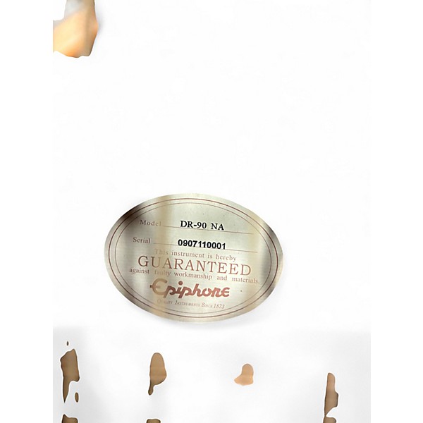 Used Epiphone DR90 Natural Acoustic Guitar