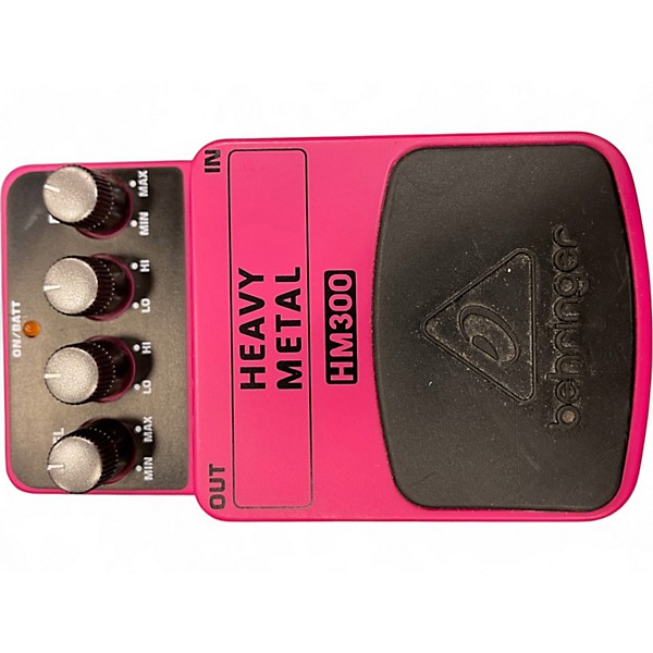 Used Behringer HM300 Heavy Metal Distortion Effect Pedal