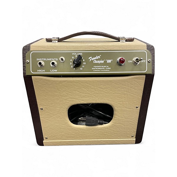 Used Fender Champion 600 5W 1X6 Tube Guitar Combo Amp