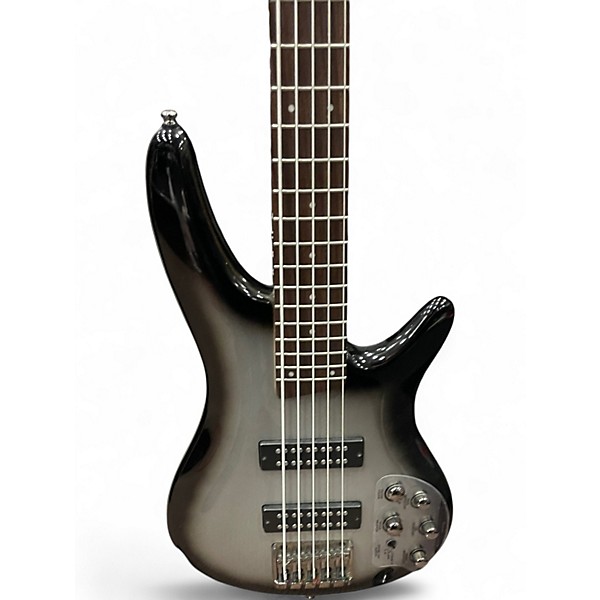 Used Ibanez SR305 5 String Silverburst Electric Bass Guitar