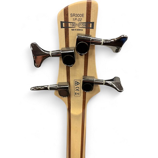 Used Ibanez SR300 Emerald Green Electric Bass Guitar