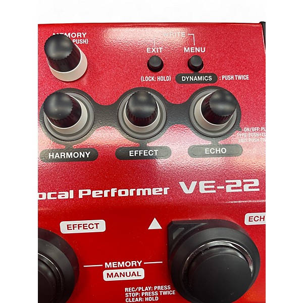 Used BOSS VE22 Vocal Performer Vocal Processor