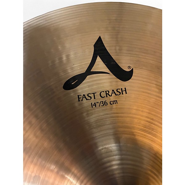 Used Zildjian 14in A Series Fast Crash Cymbal