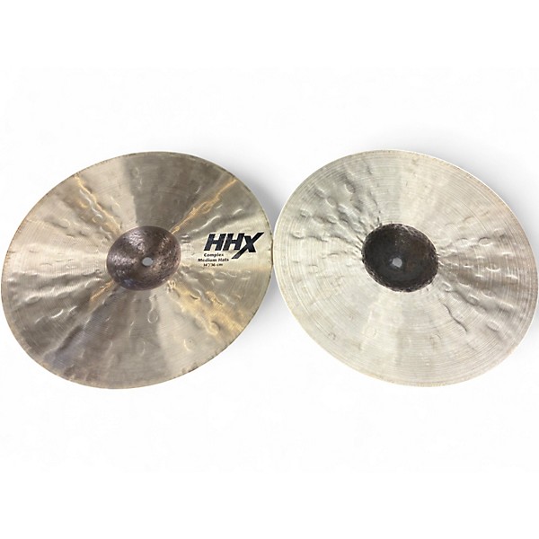 Used SABIAN 14in HHX Complex Medium Hi-hats Cymbal