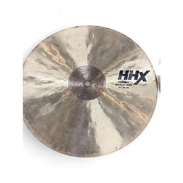 Used SABIAN 14in HHX Complex Medium Hi-hats Cymbal