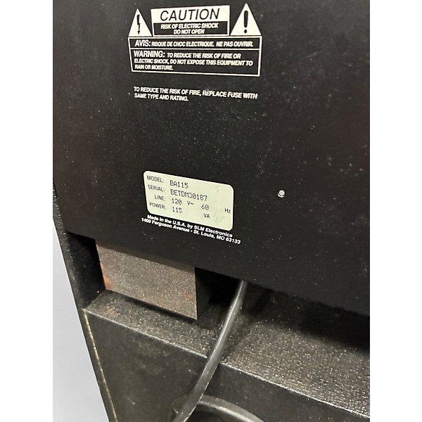 Used Ampeg BA115 100W 1x15 Bass Combo Amp