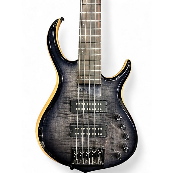 Used Sire Marcus Miller M7 Swamp Ash 5 String Transparent Black Burst Electric Bass Guitar